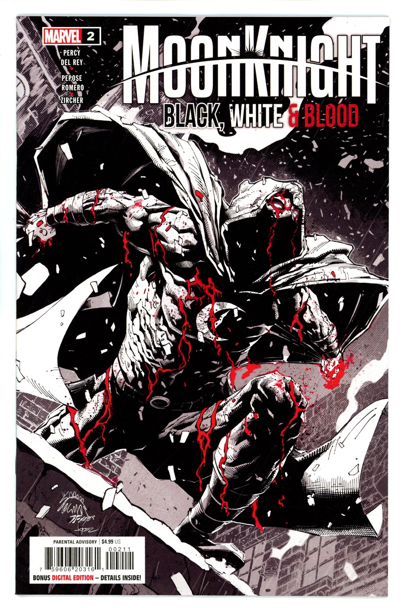 Moon Knight Black White Blood 2 (2022)