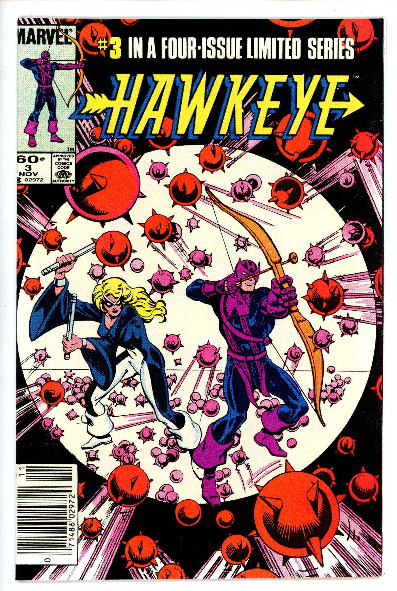 Hawkeye Vol 1 3 Newsstand VF