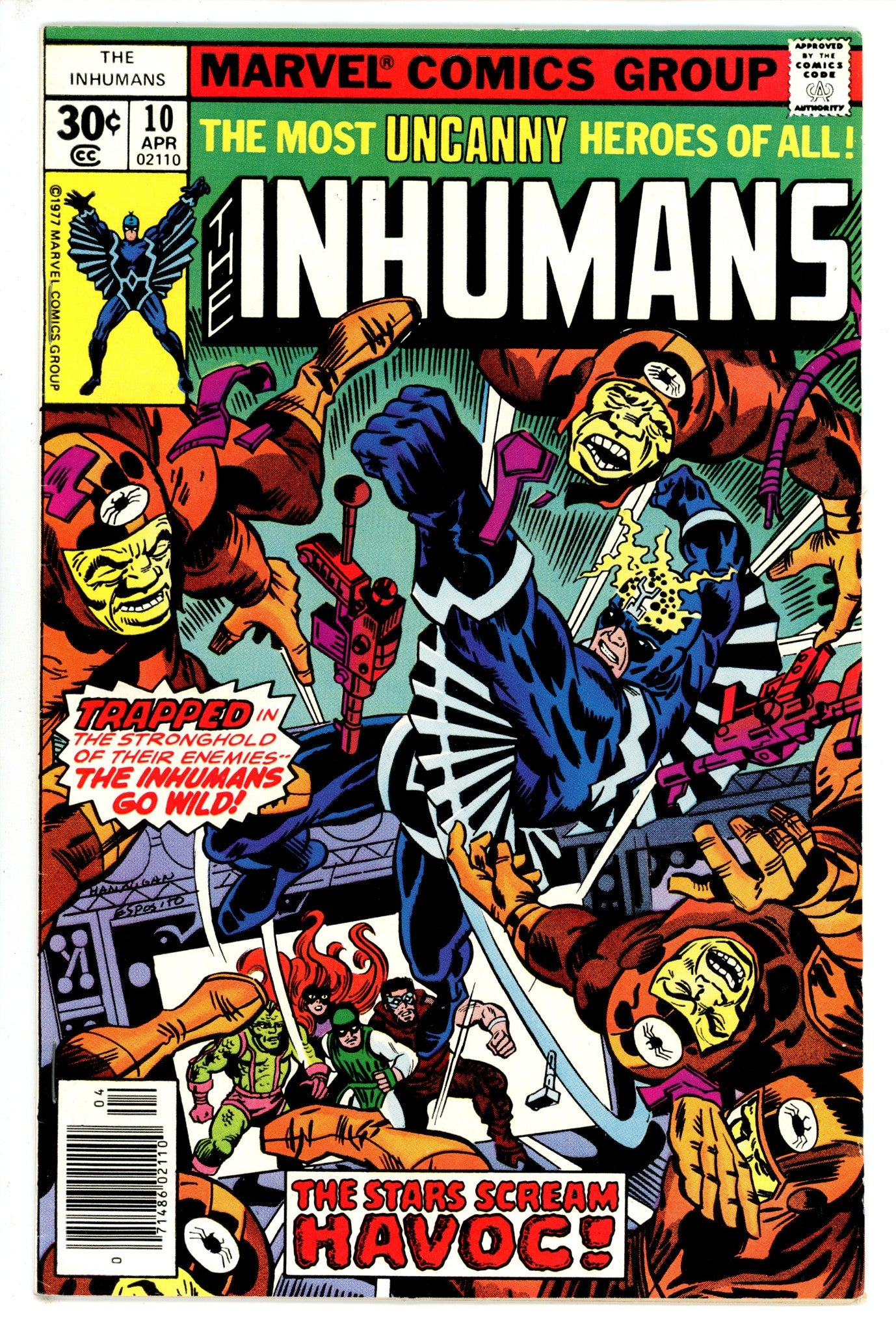 The Inhumans Vol 1 10 FN/VF (1977)