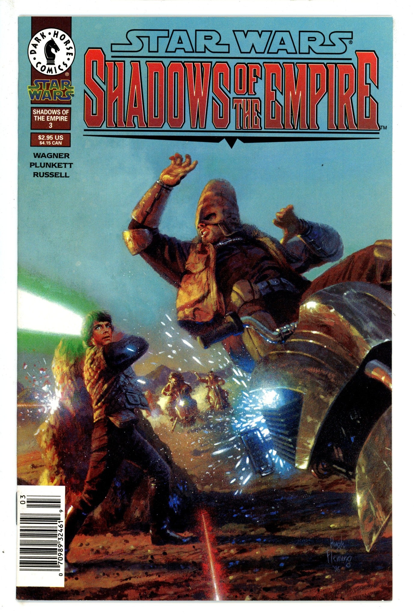 Star Wars: Shadows of the Empire 3 Newsstand VF (1996)
