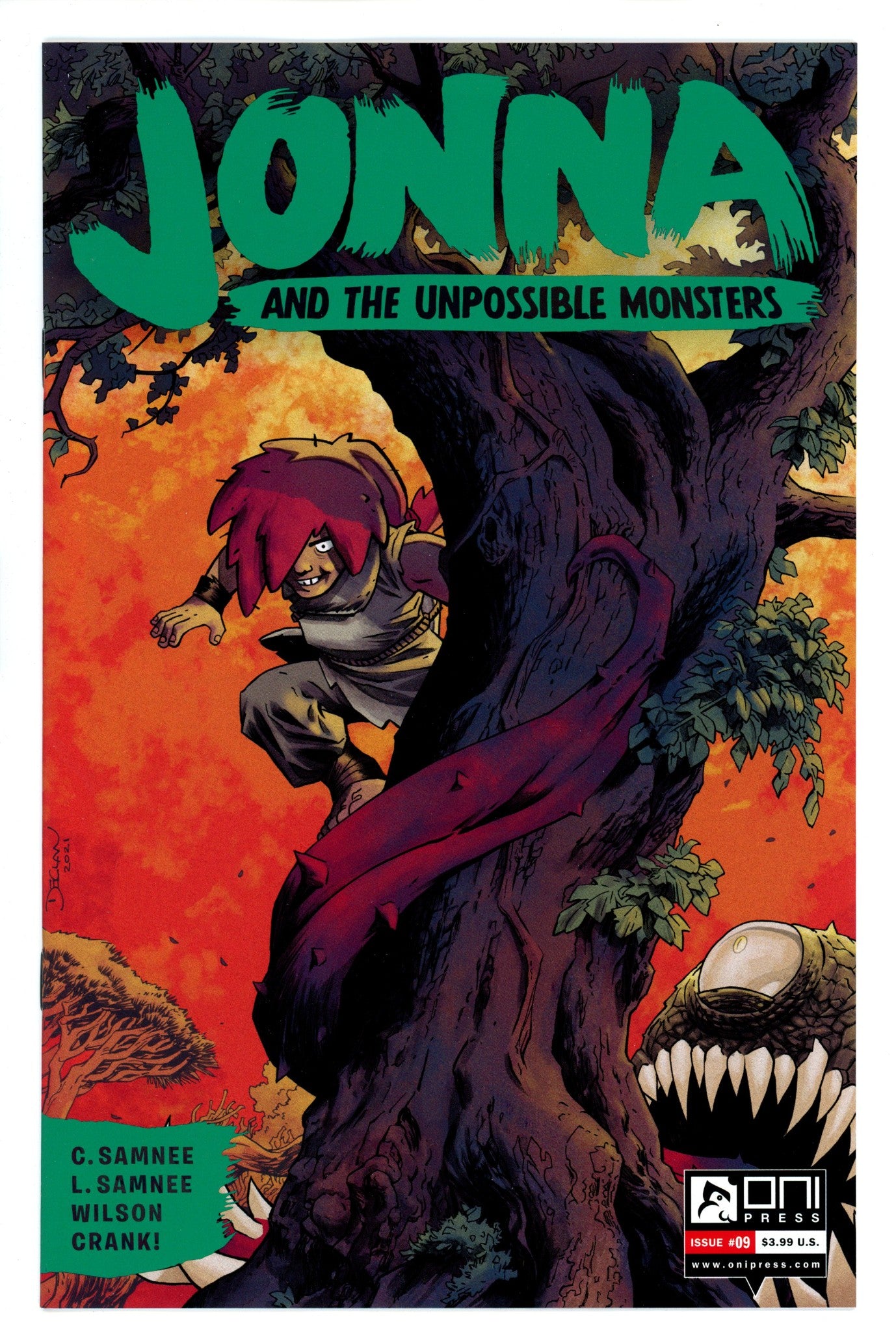 Jonna and the Unpossible Monsters 9 Shalvey Variant (2022)