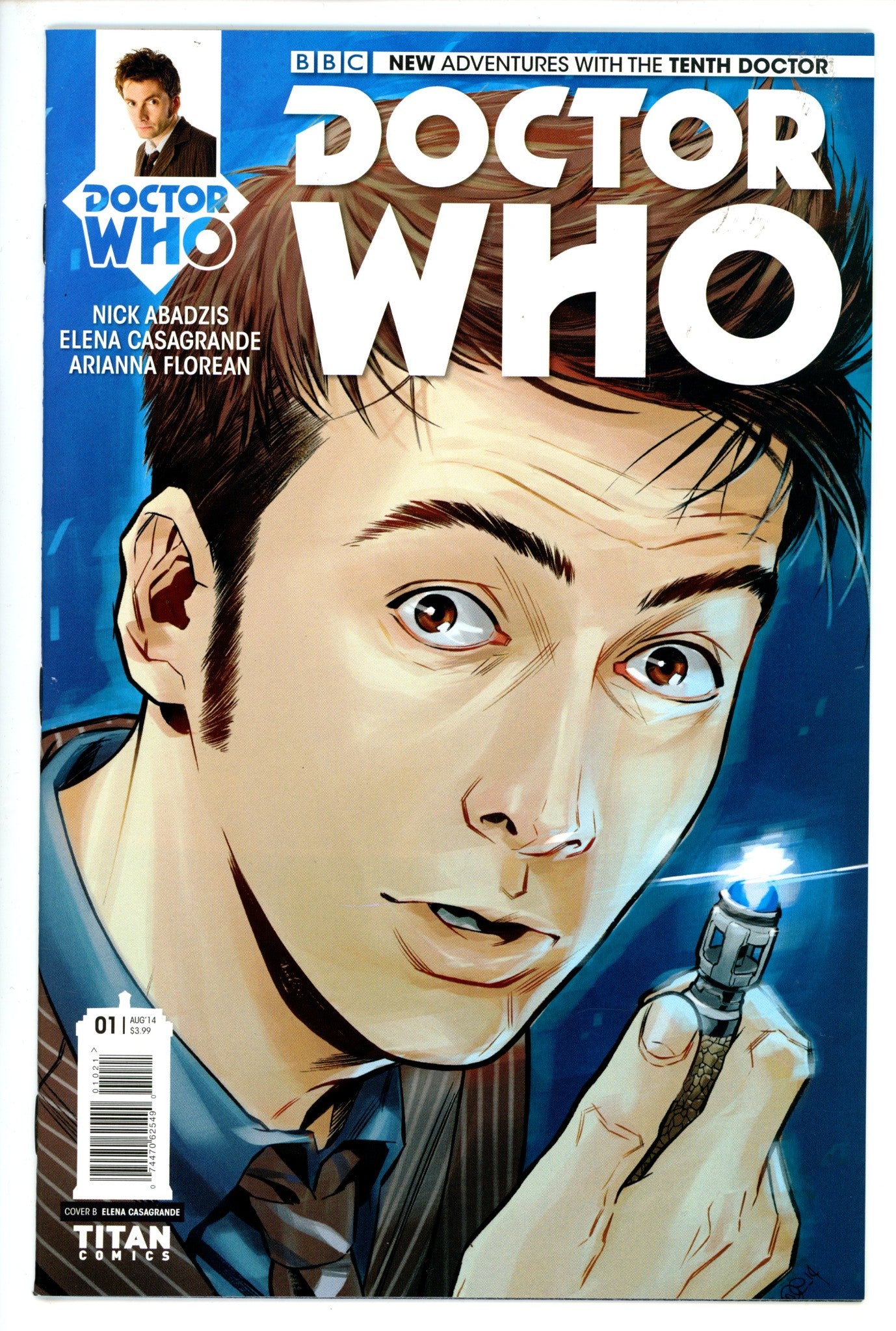 Doctor Who New Adventures With The 10th Doctor 1 Casagrande Variant