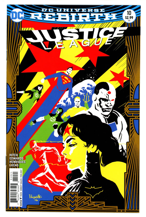Justice League Vol 2 10 Paquette Variant