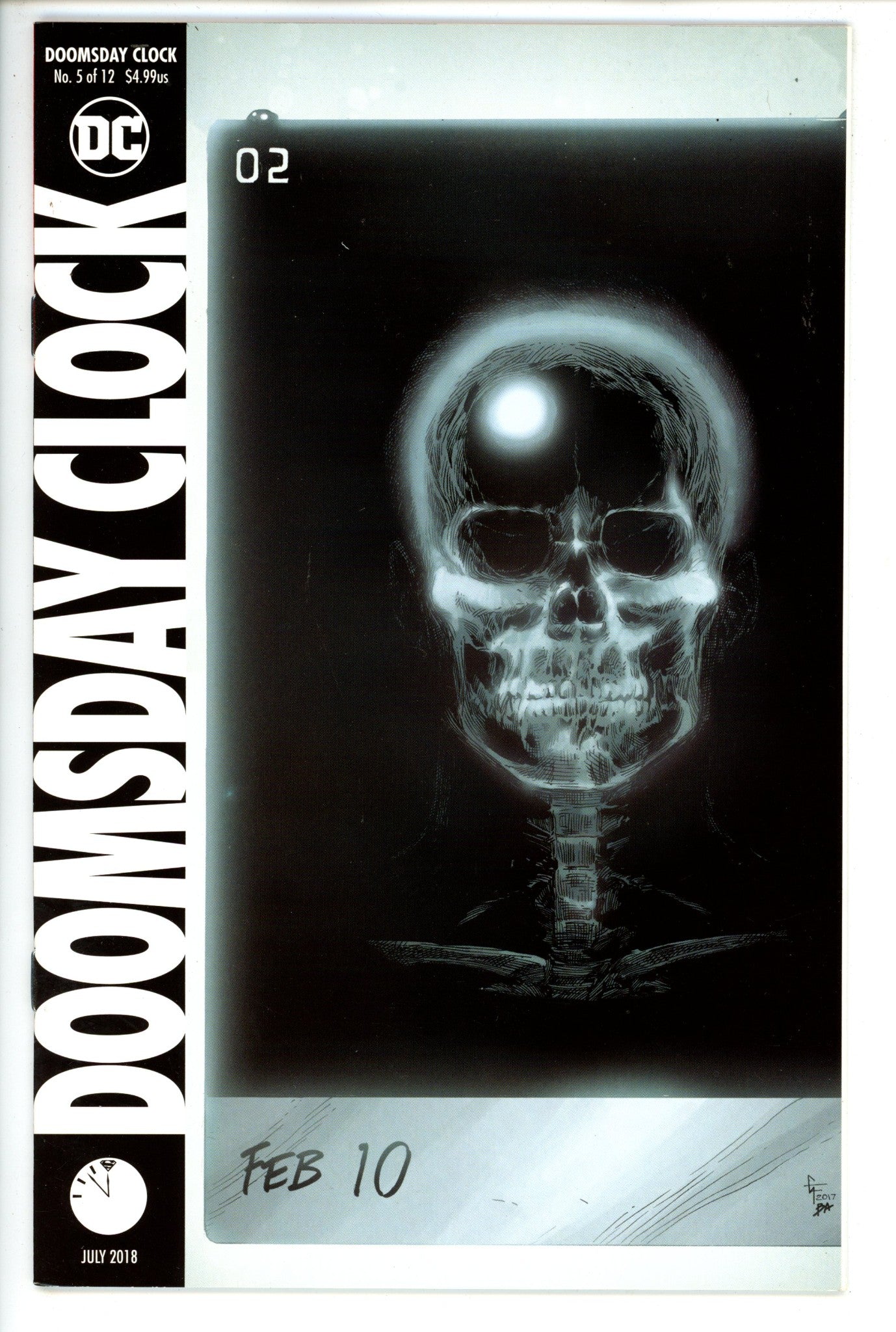 Doomsday Clock 5 Frank Variant