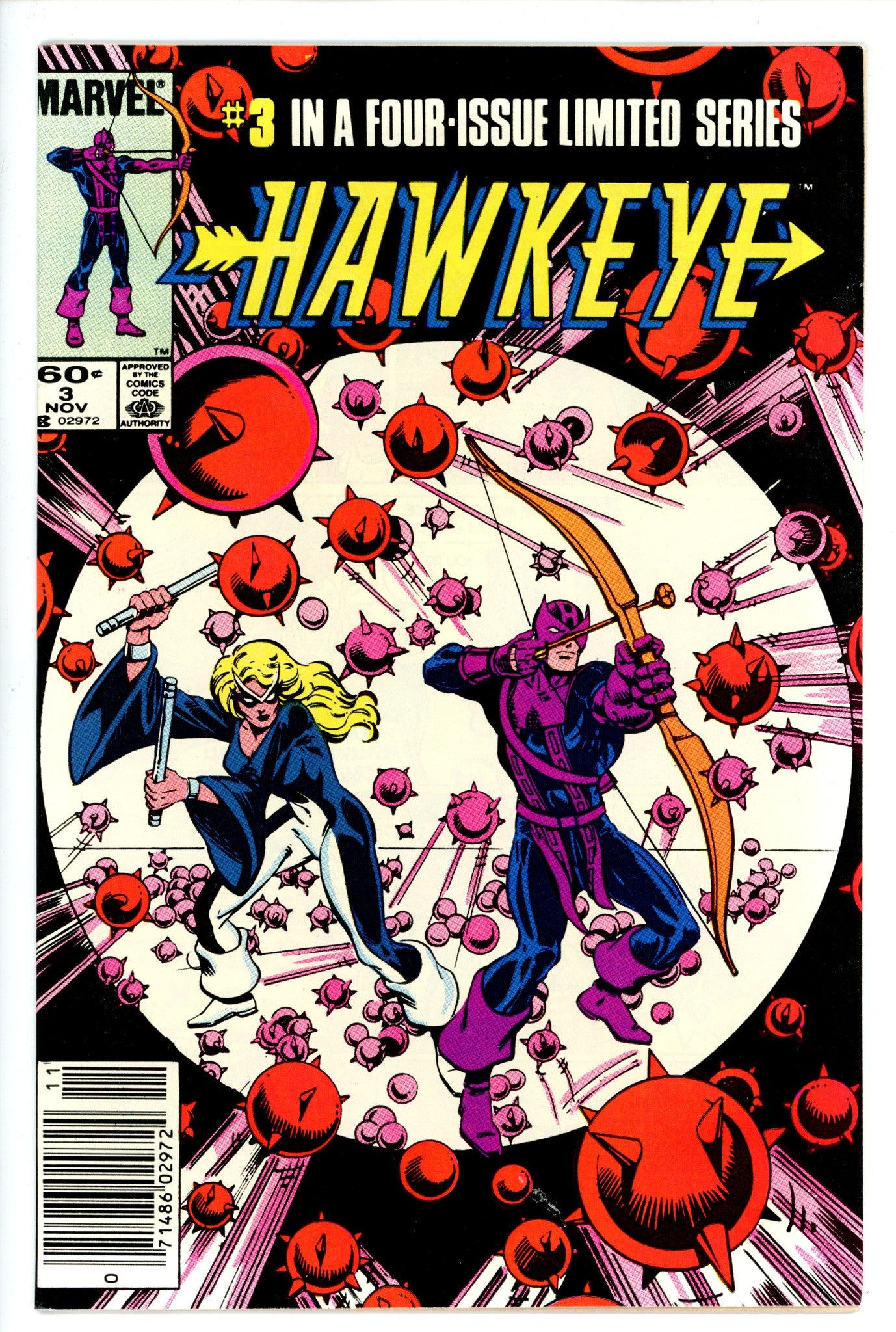 Hawkeye Vol 1 3 Newsstand VF+