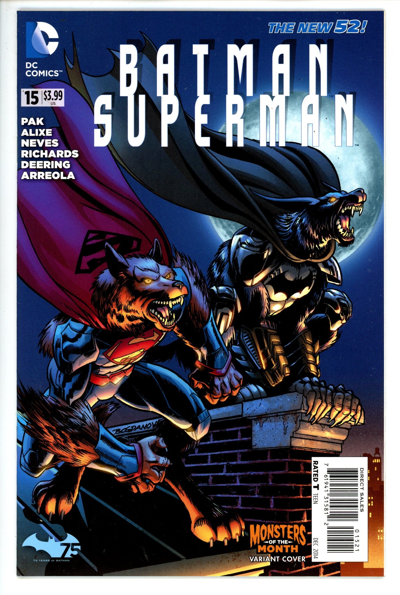 Batman / Superman 15 Bogdanove Variant