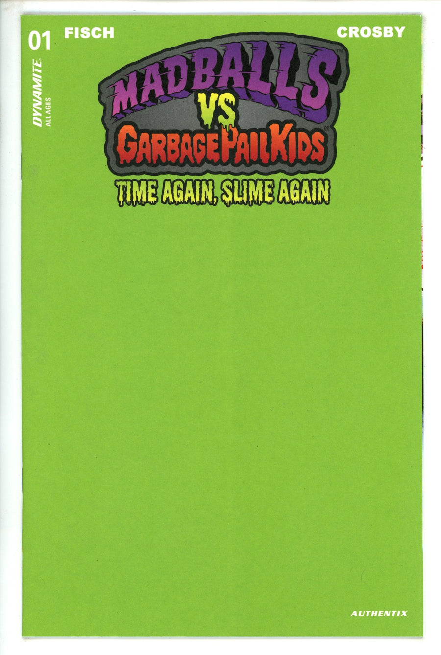 Madballs Vs Garbage Pail Kids Slime Again 1 Blank Puke Variant (2023)