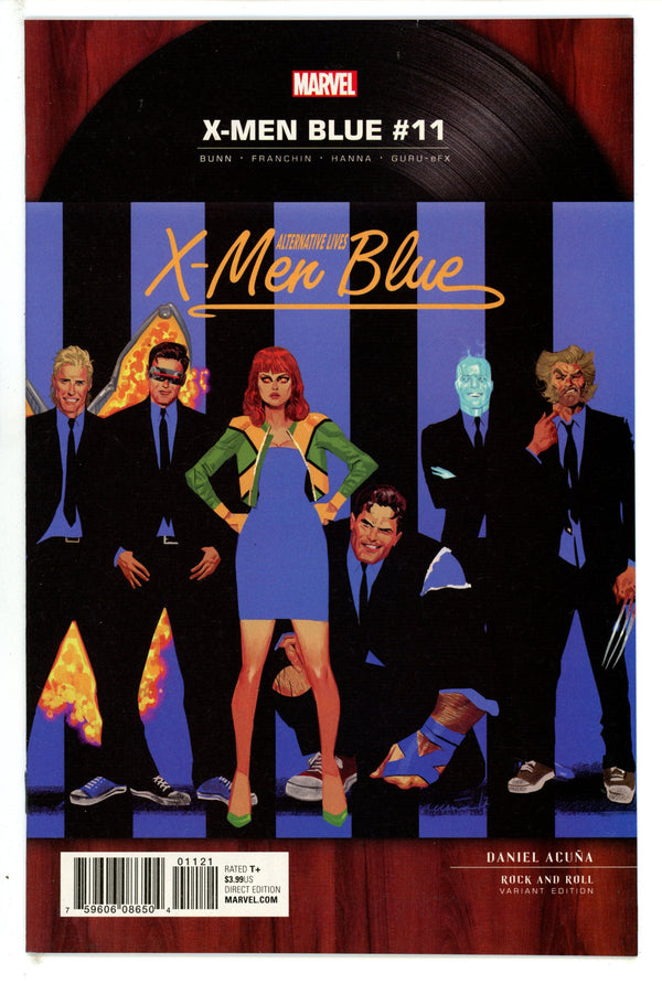X-Men: Blue 11 Acu√É¬± Variant (2017)