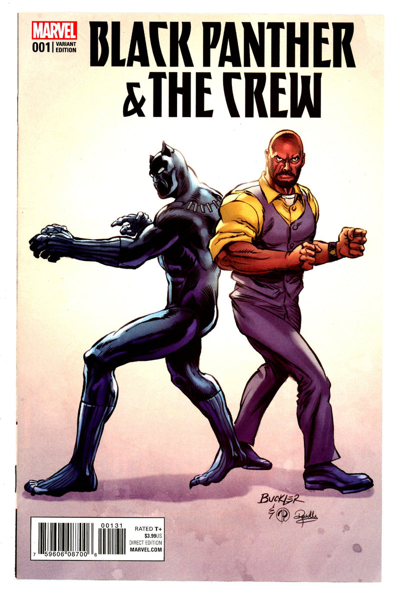 Black Panther and the Crew 1 Buckler Variant VF/NM