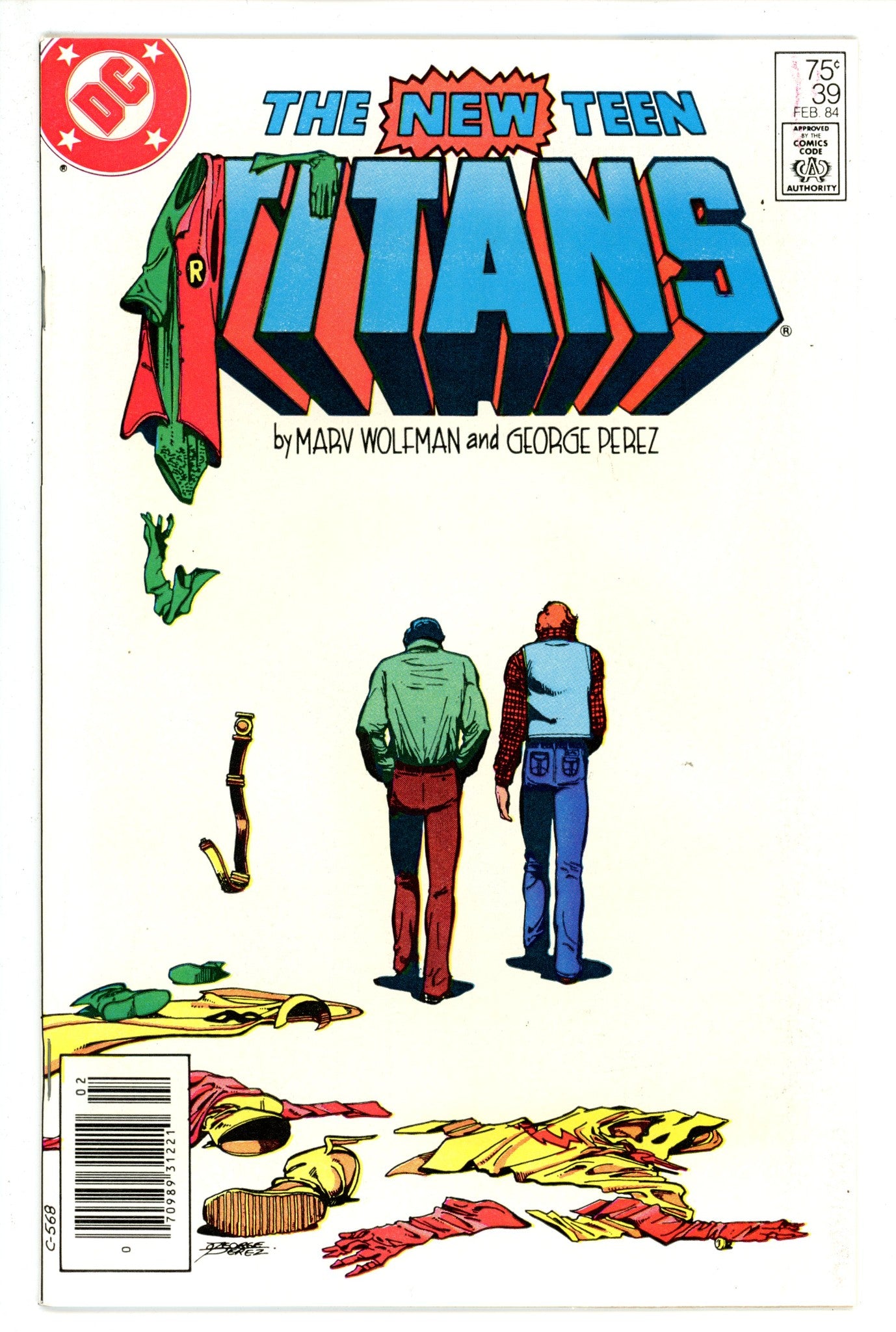 The New Teen Titans Vol 1 39 Newsstand VF+ (1983)