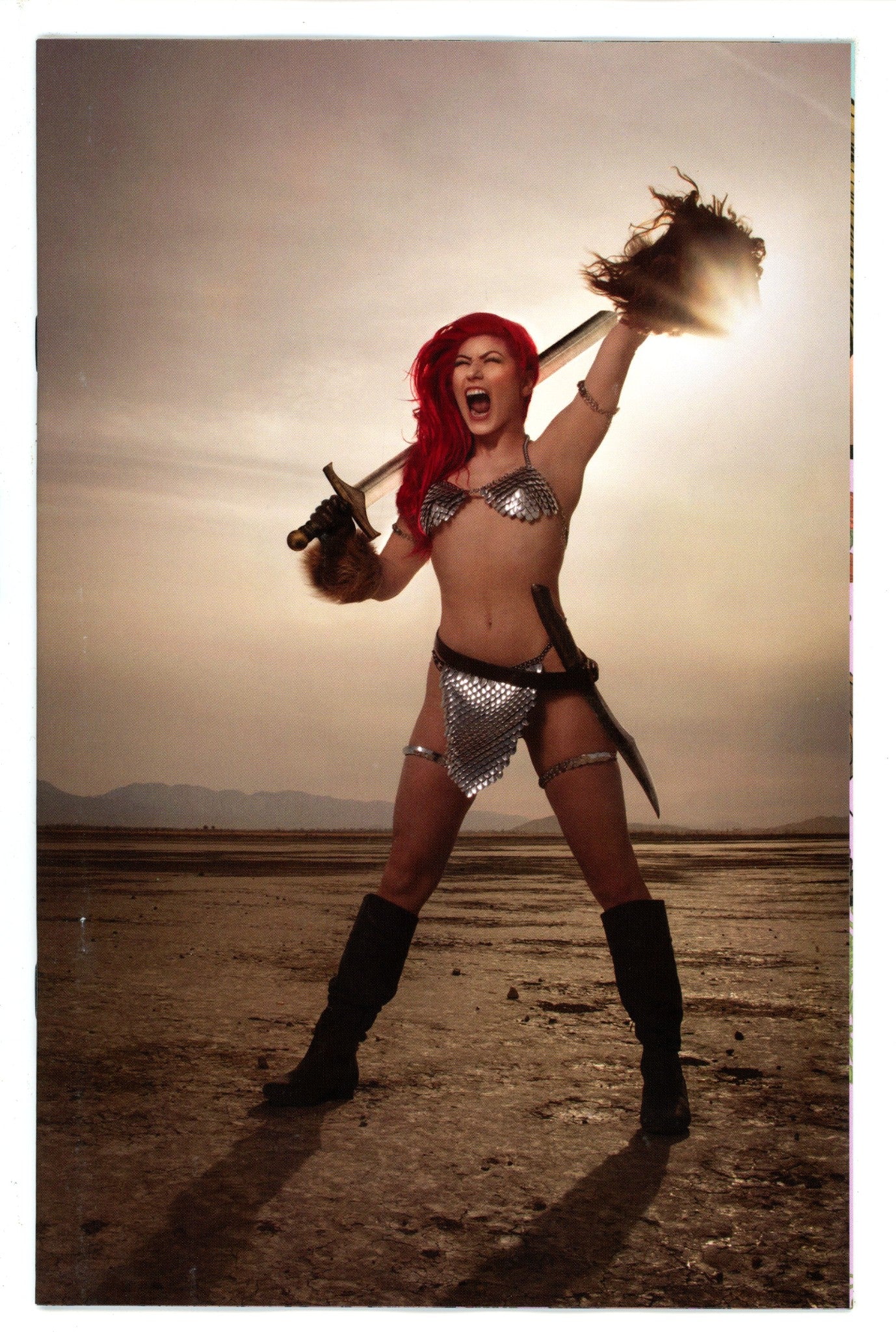 Invincible Red Sonja 10 Cosplay Virgin Variant