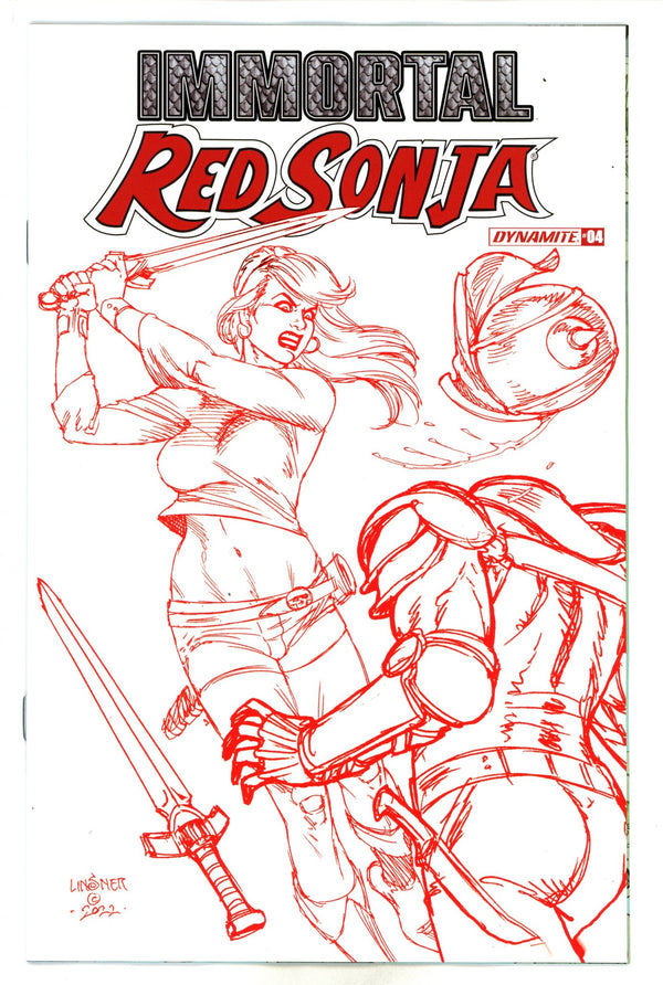 Immortal Red Sonja 4 Linsner Variant