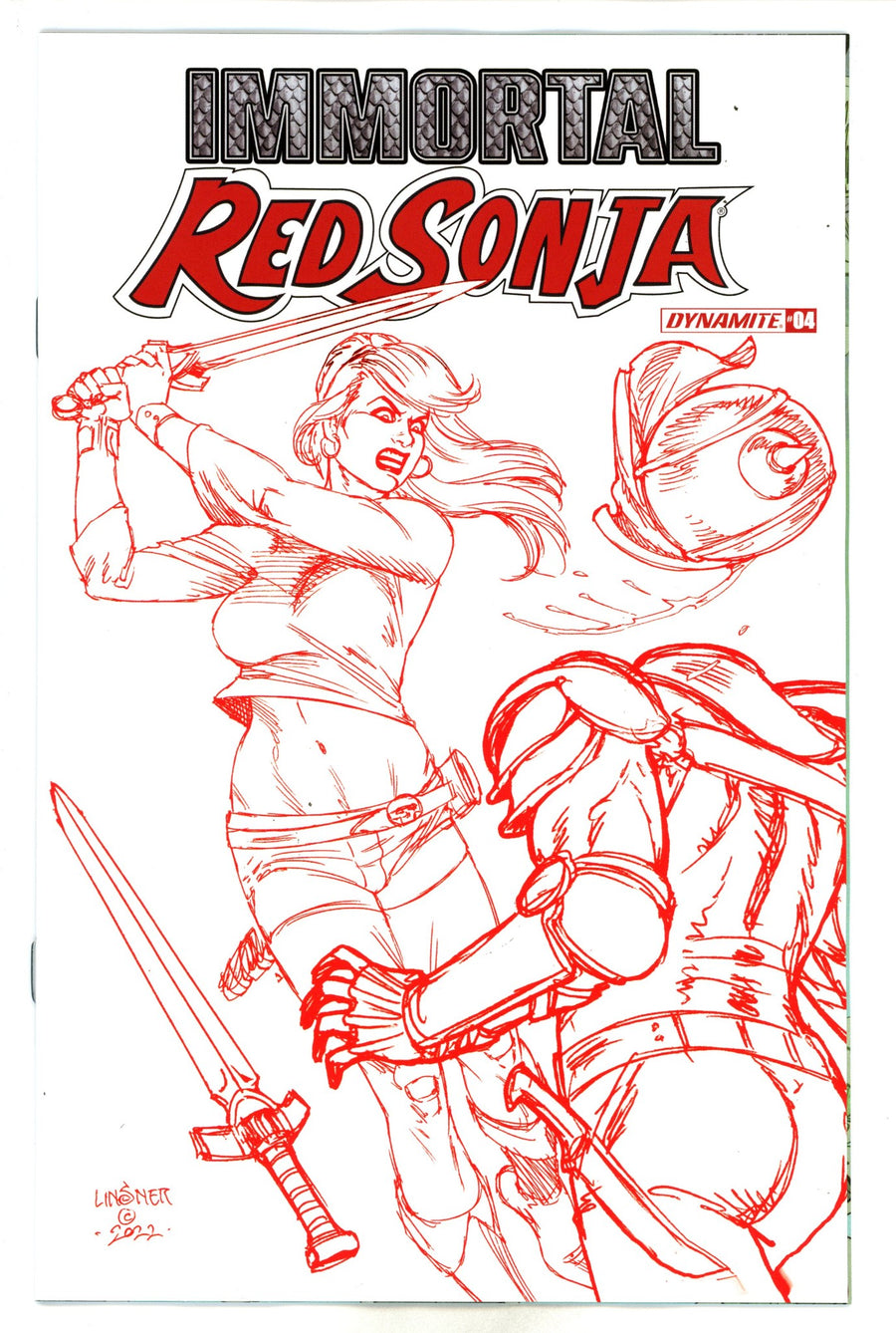 Immortal Red Sonja 4 Linsner Variant