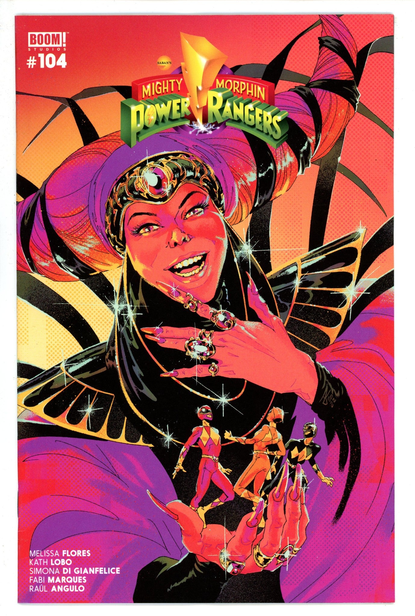 Mighty Morphin Power Rangers 104 Kaplan Variant (2023)