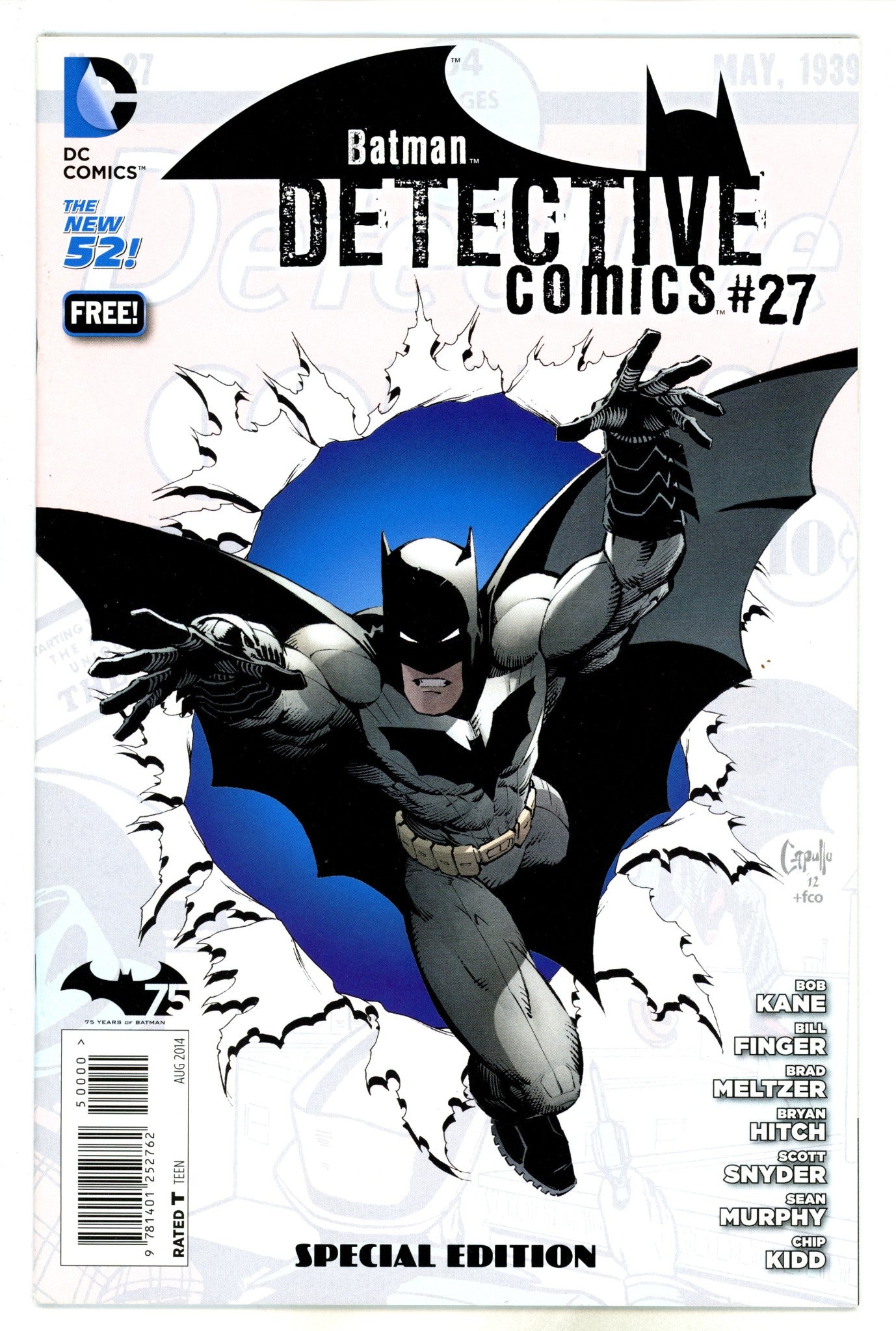Detective Comics #27 Special Edition (Batman 75 Day Comic 2014) Vol 2 27