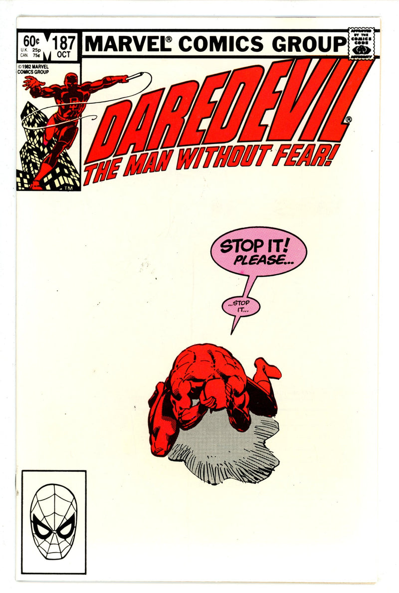 Daredevil Vol 1 187 VF+ (1982)
