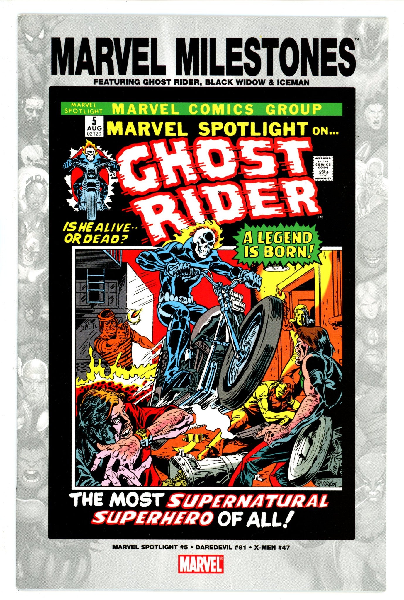 Marvel Milestones: Ghost Rider, Black Widow & Iceman [nn] VF/NM