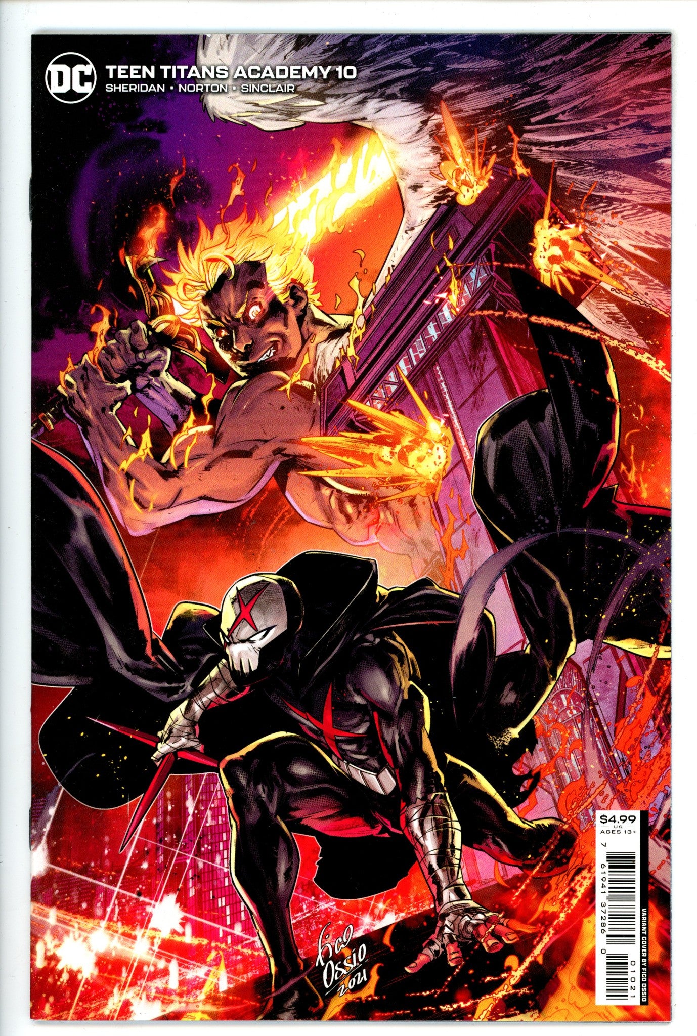 Teen Titans Academy 10 Ossio Variant (2021)