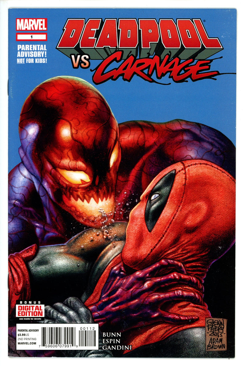 Deadpool vs. Carnage 1 2nd Print VF/NM