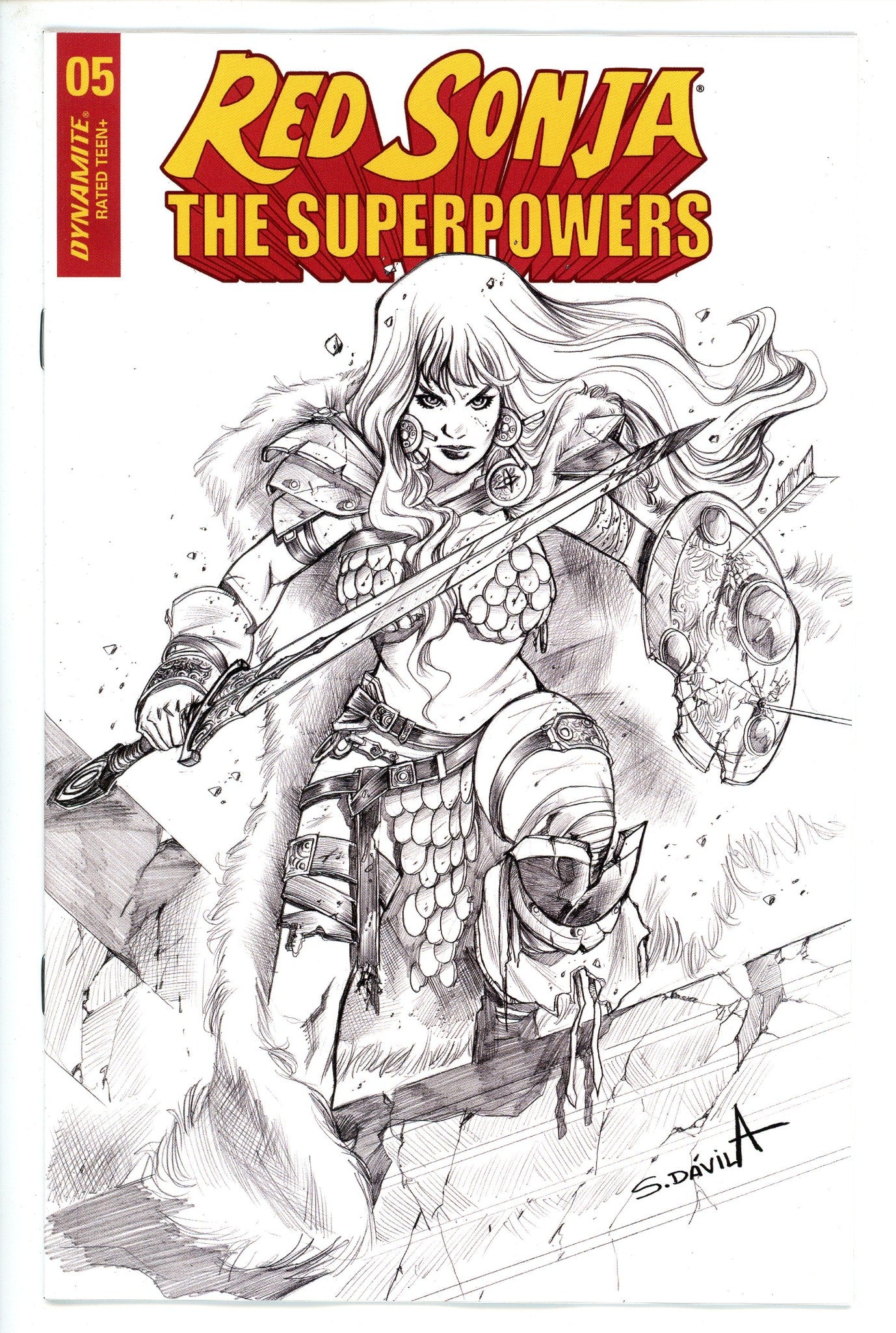 Red Sonja the Superpowers 5 Davila Variant (2021)