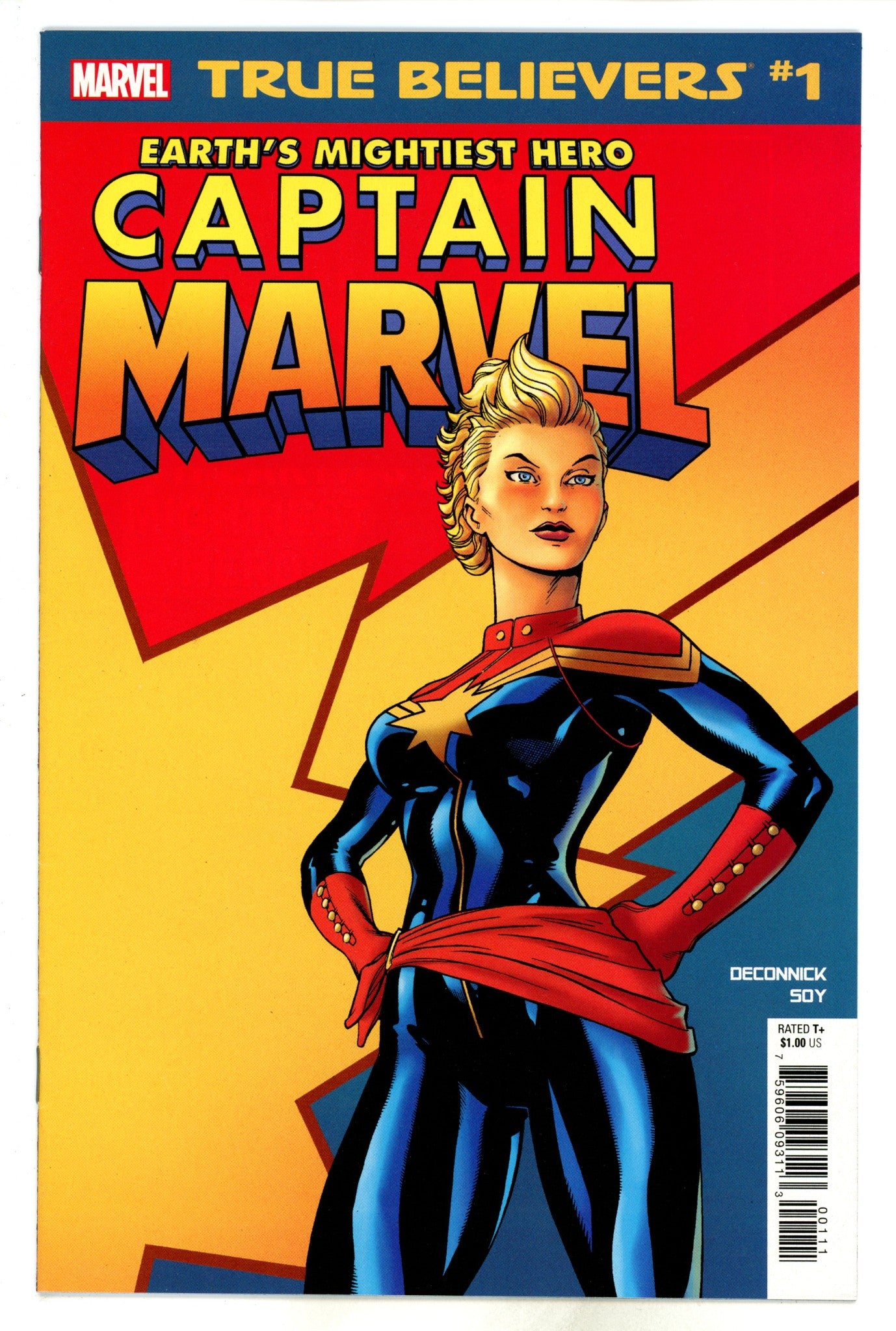 True Believers: Captain Marvel - Earth√¢‚Ç¨‚Ñ¢s Mightiest Hero 1