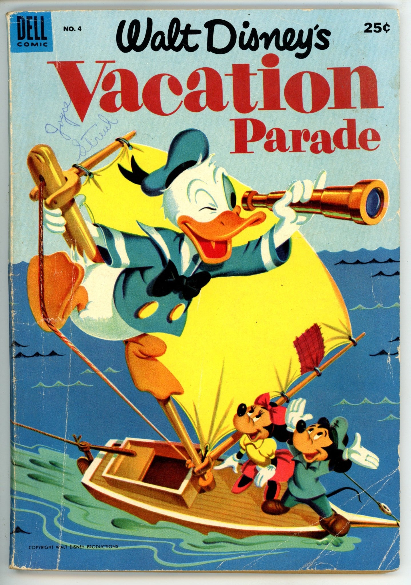 Walt Disney's Vacation Parade 4 VG-