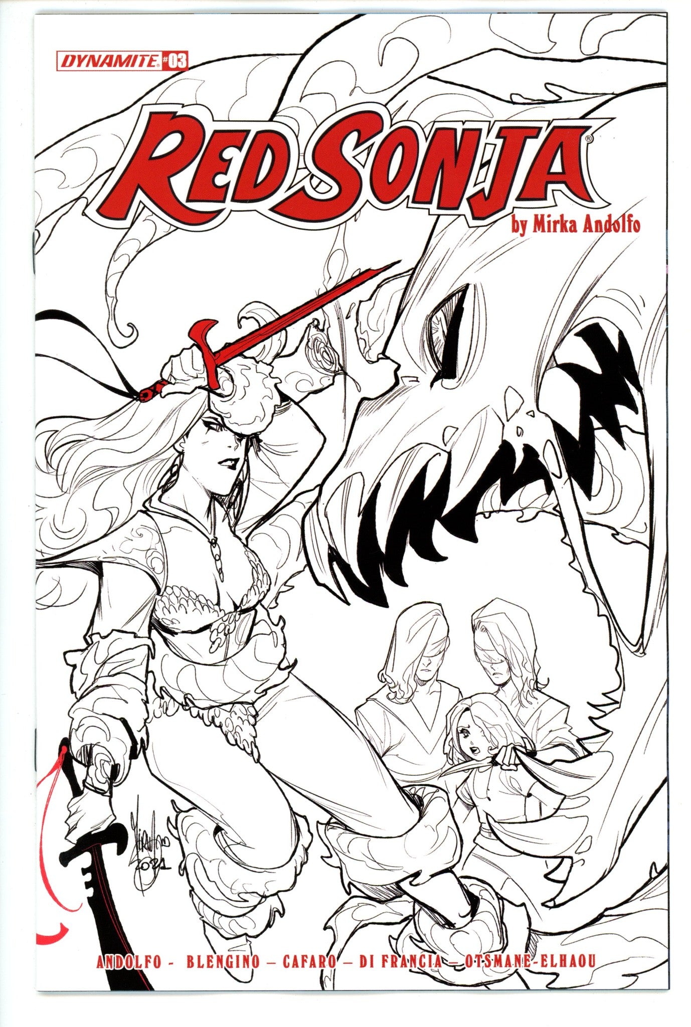 Red Sonja Vol 6 3 Andolfo Variant