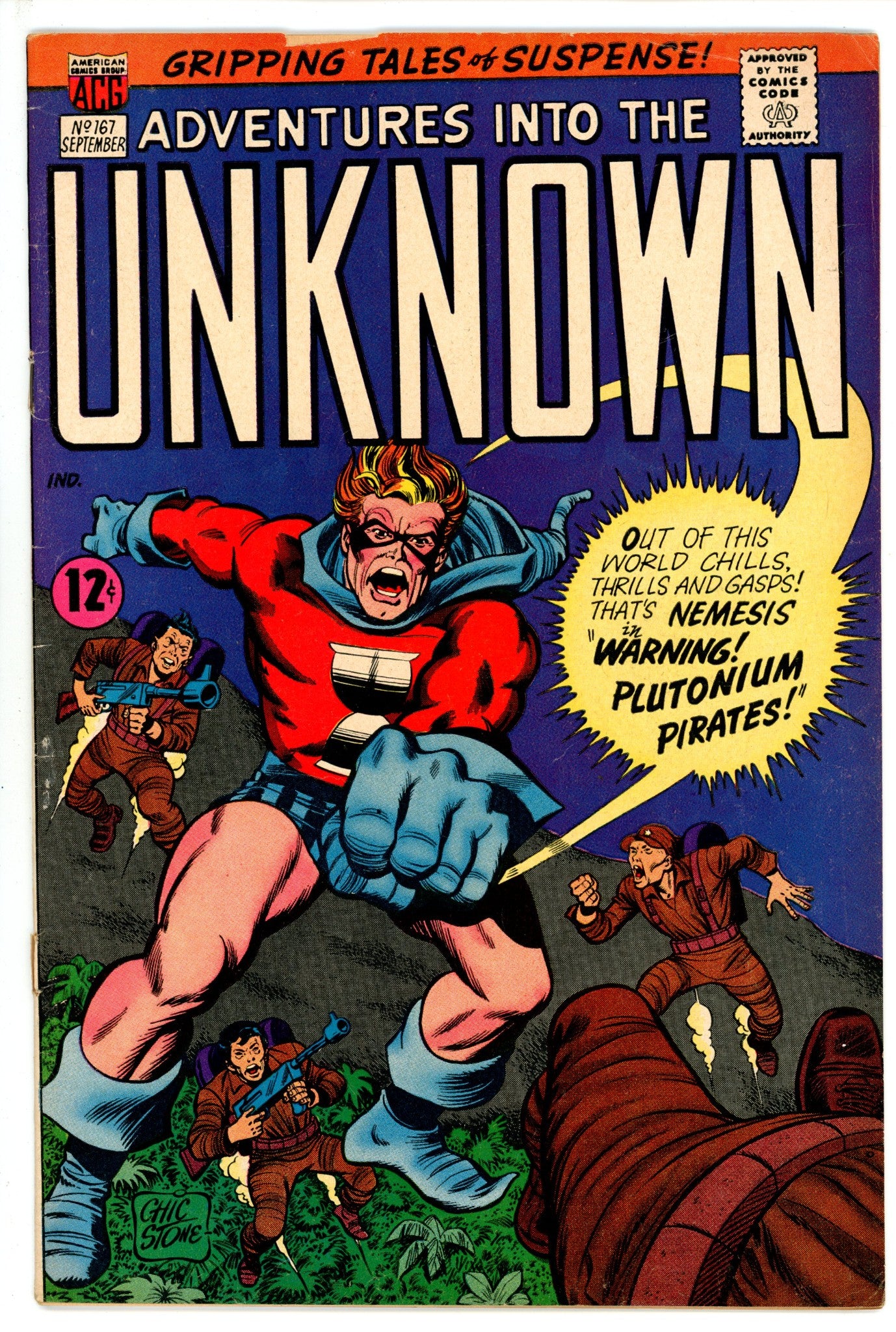 Adventures into the Unknown 167 VG/FN (1966)
