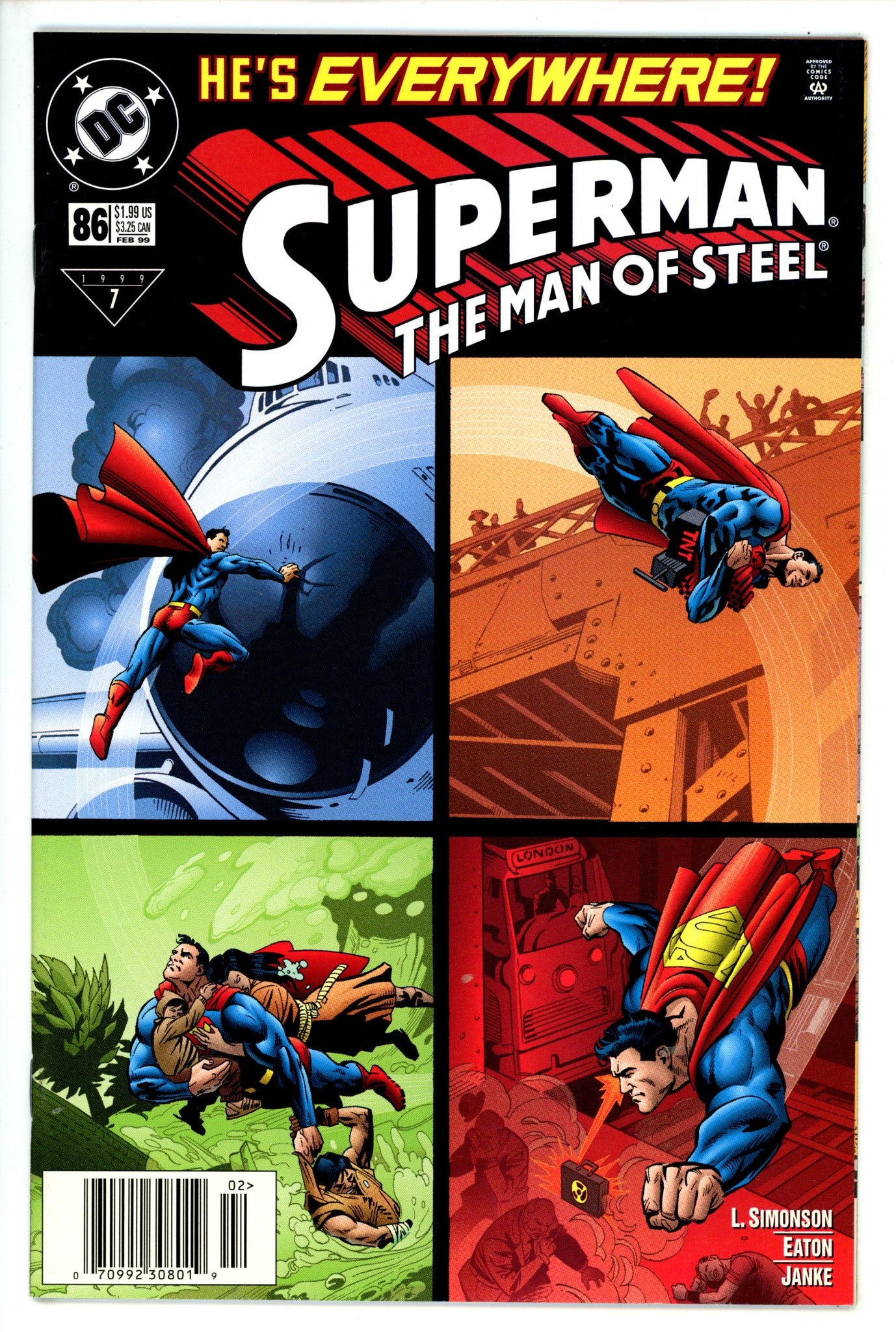 Superman: The Man of Steel 86 Newsstand