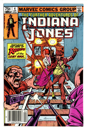 The Further Adventures of Indiana Jones 4 Canadian Price Variant VF+ (1983)