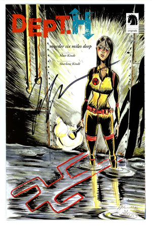 Dept. H 1 Lemire Variant Signed Lemire NM