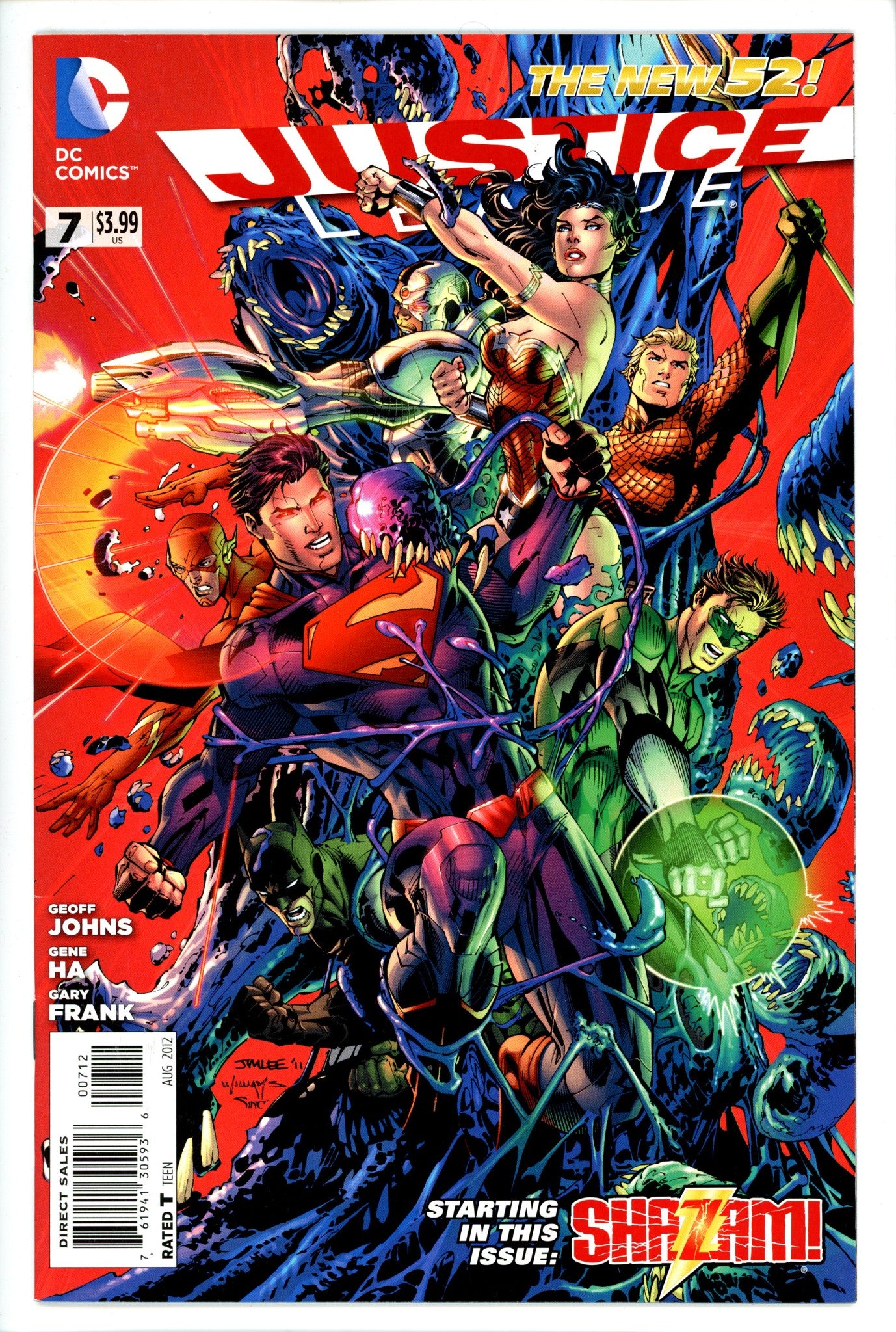 Justice League Vol 1 7 2nd Print-DC-CaptCan Comics Inc