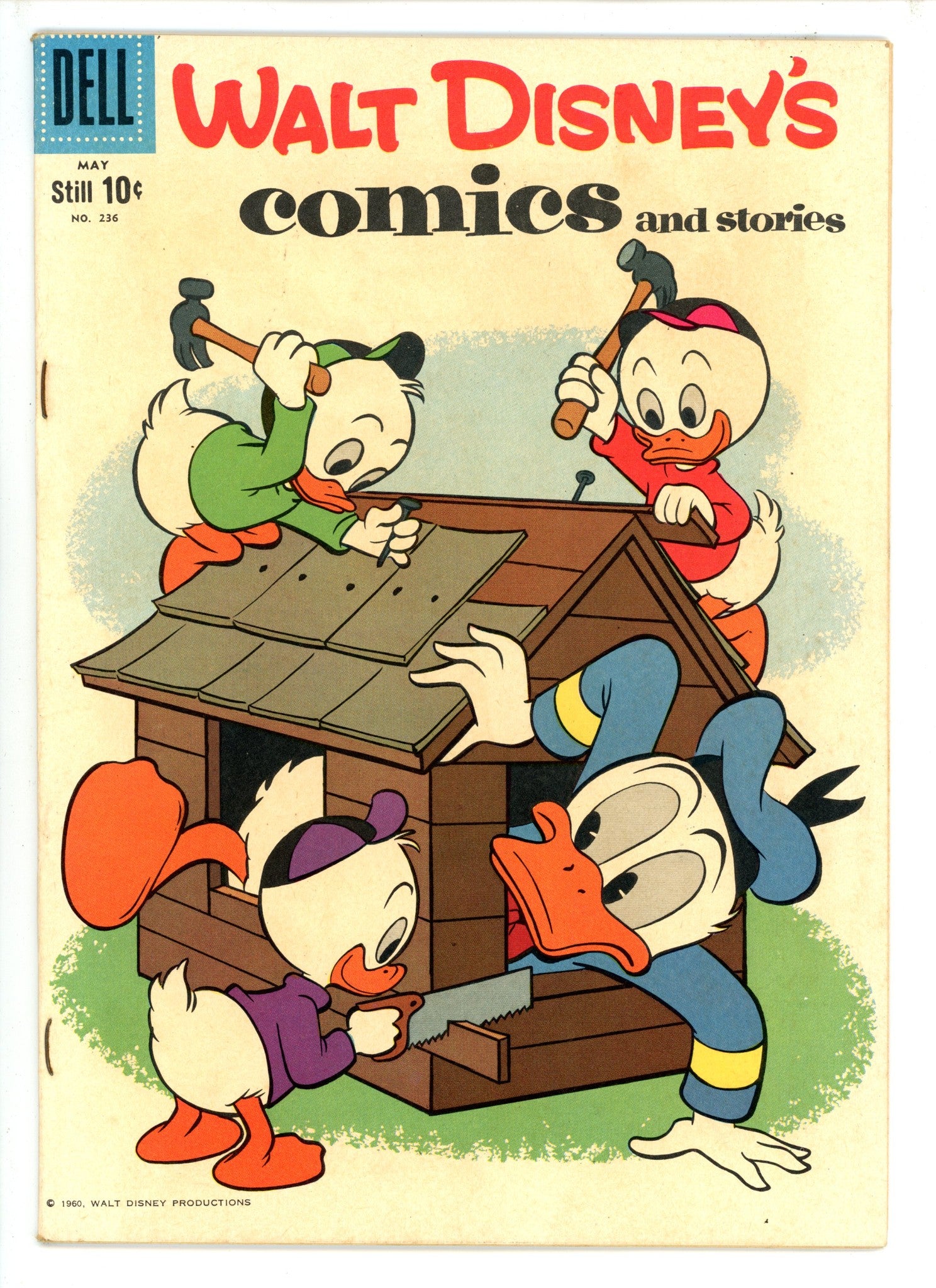 Walt Disney's Comics and Stories Vol 20 8 (236) VG/FN (1960)
