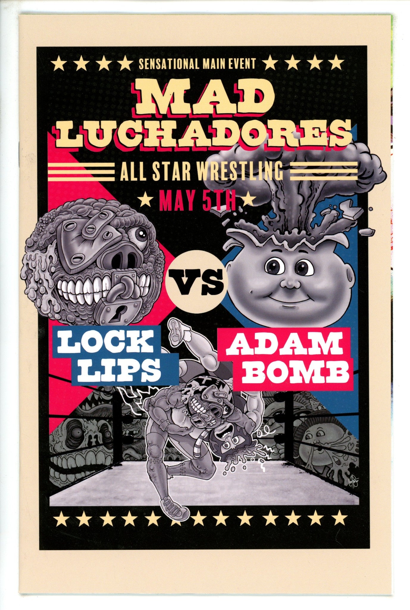 Madballs Vs Garbage Pail Kids Slime Again 1 Haeser B&W Incentive Variant (2023)