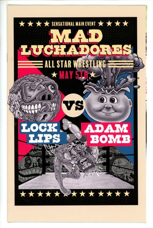 Madballs Vs Garbage Pail Kids Slime Again 1 Haeser B&W Incentive Variant (2023)
