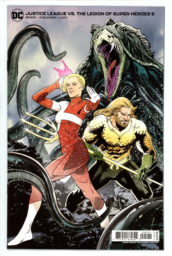 Justice League vs the Legion of Super-Heroes 5 Moore Variant (2022)