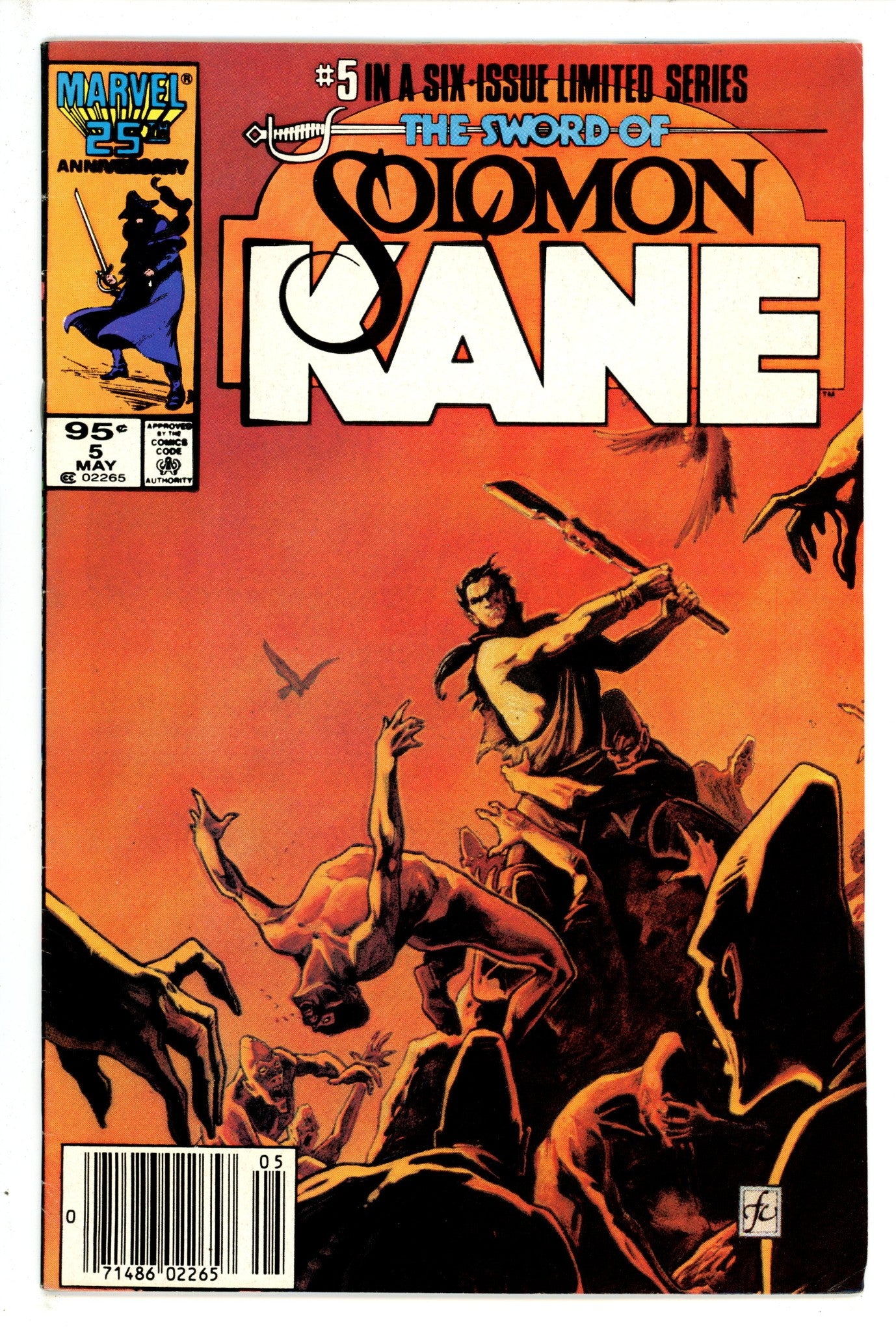 Solomon Kane 5 Canadian Price Variant FN (1986)