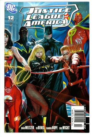 Justice League of America 12 Newsstand - Right Side Variant VF
