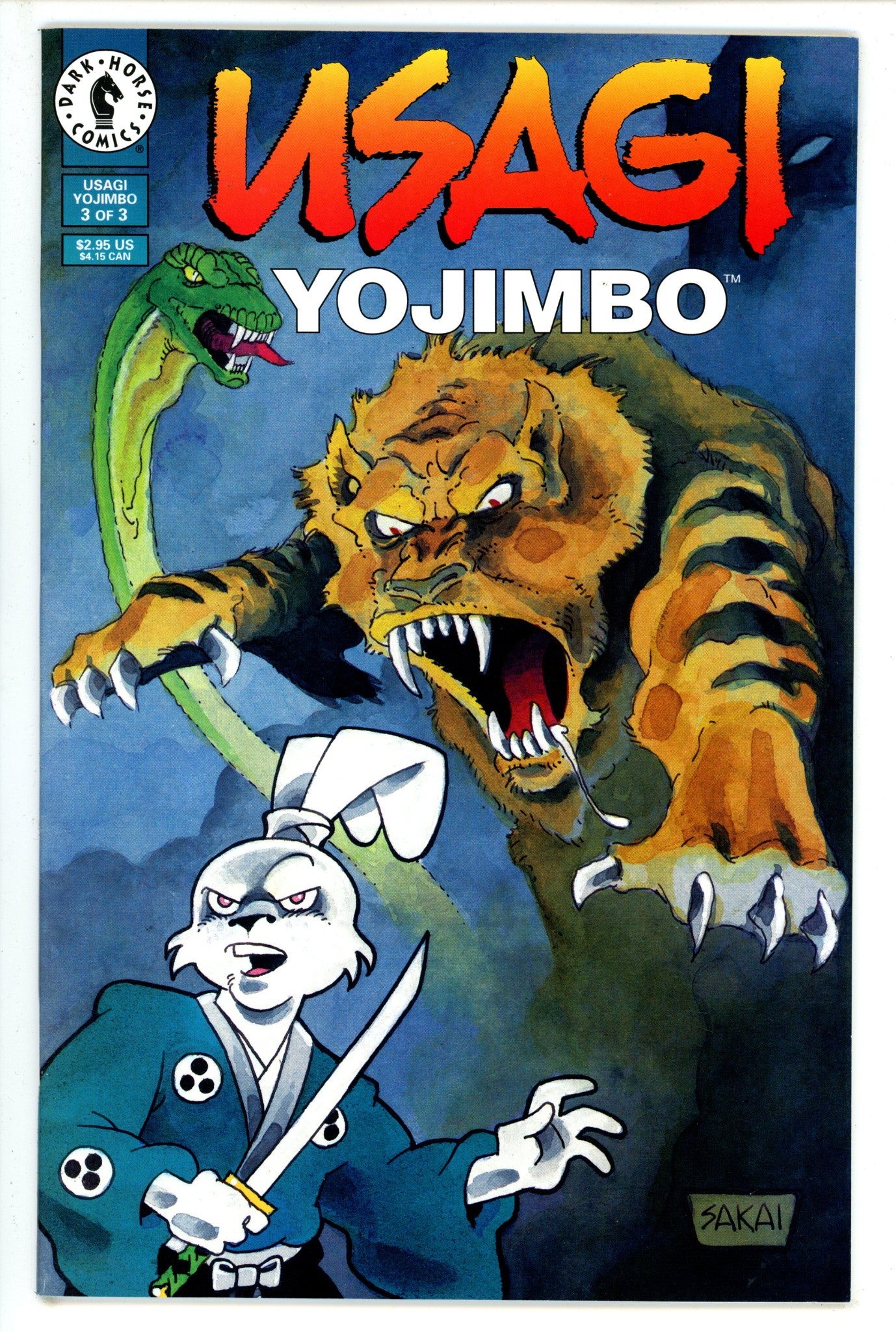Usagi Yojimbo Vol 3 3 VF- (1996)