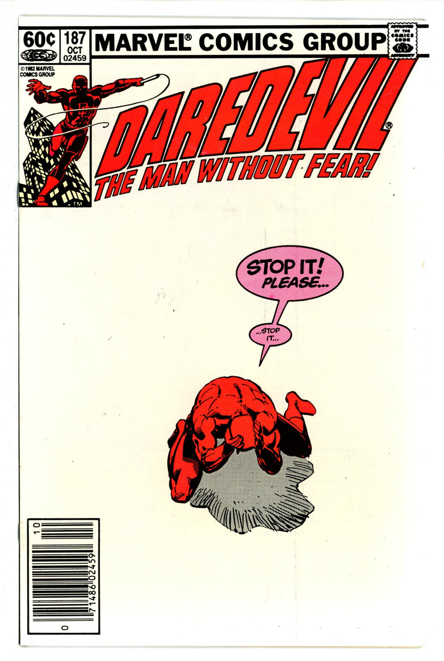 Daredevil Vol 1 187 Newsstand VF- (1982)