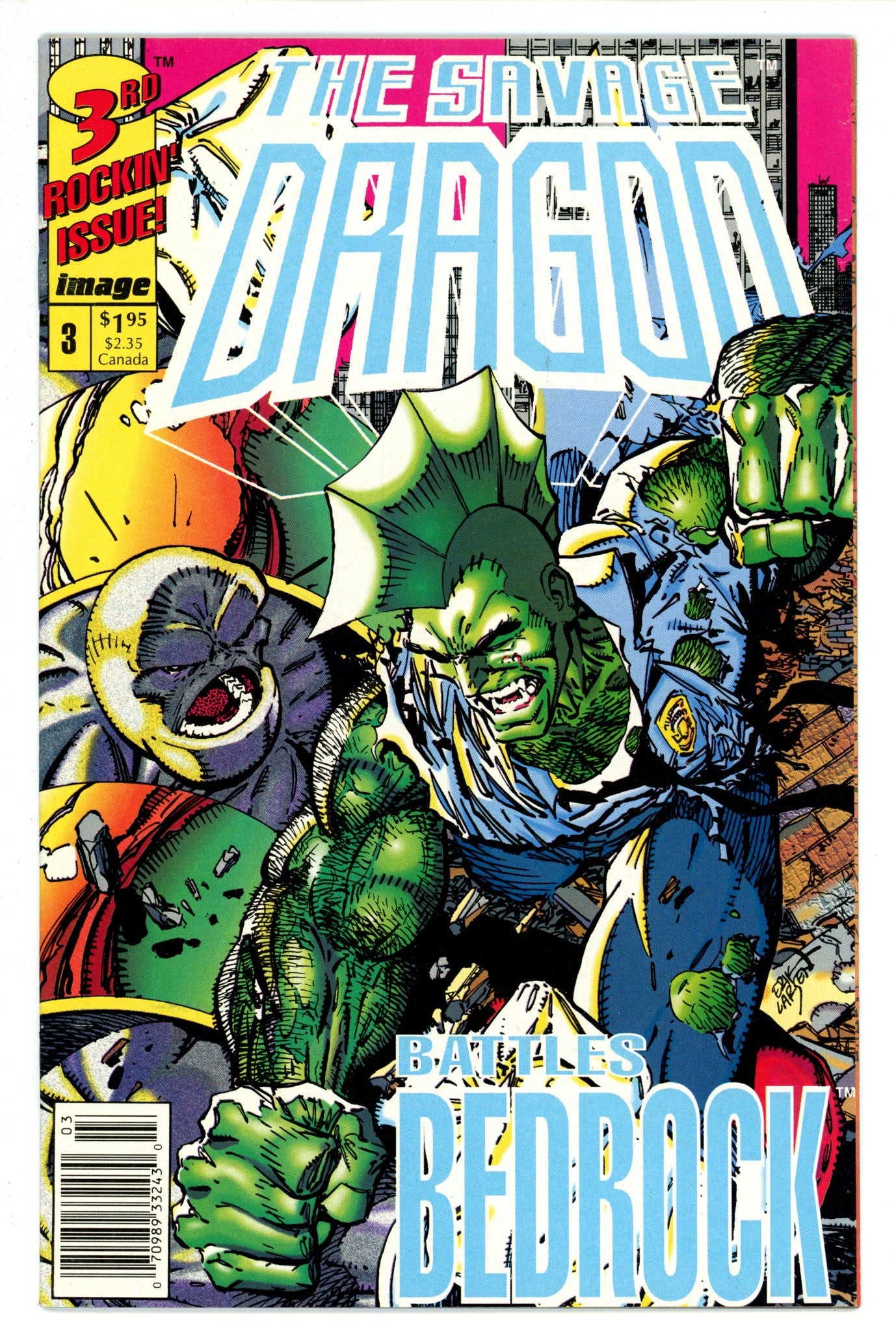 The Savage Dragon Vol 2 3 Newsstand FN/VF (1992)