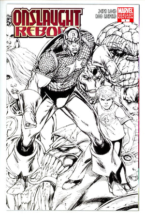 Onslaught Reborn 1 Liefeld Variant VF/NM