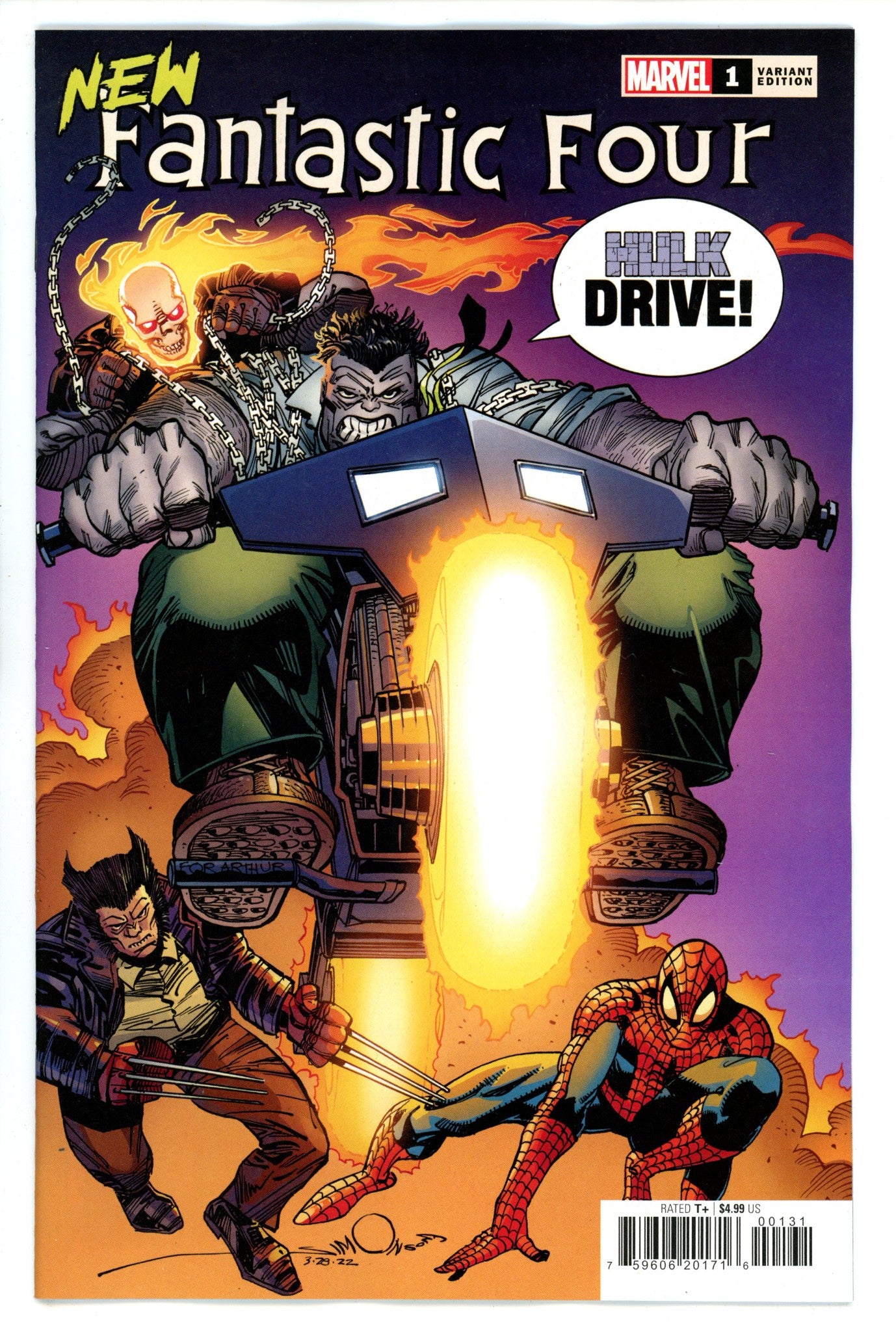 New Fantastic Four 1 Simonson Variant NM (2022)