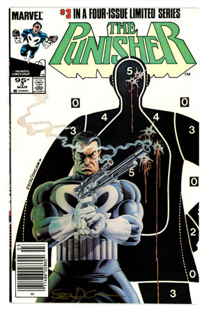 The Punisher Vol 1 3 Canadian Signed Grant VF