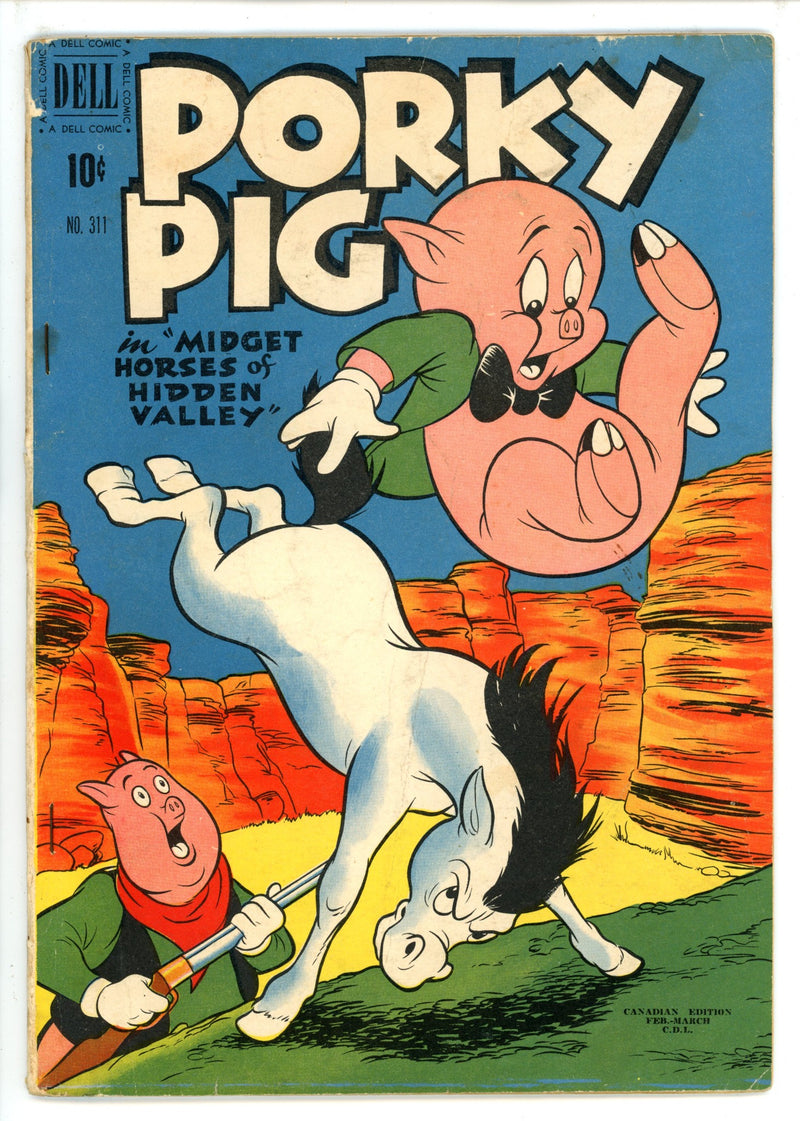 Four Color Vol 2 311 Porky Pig Canadian GD+