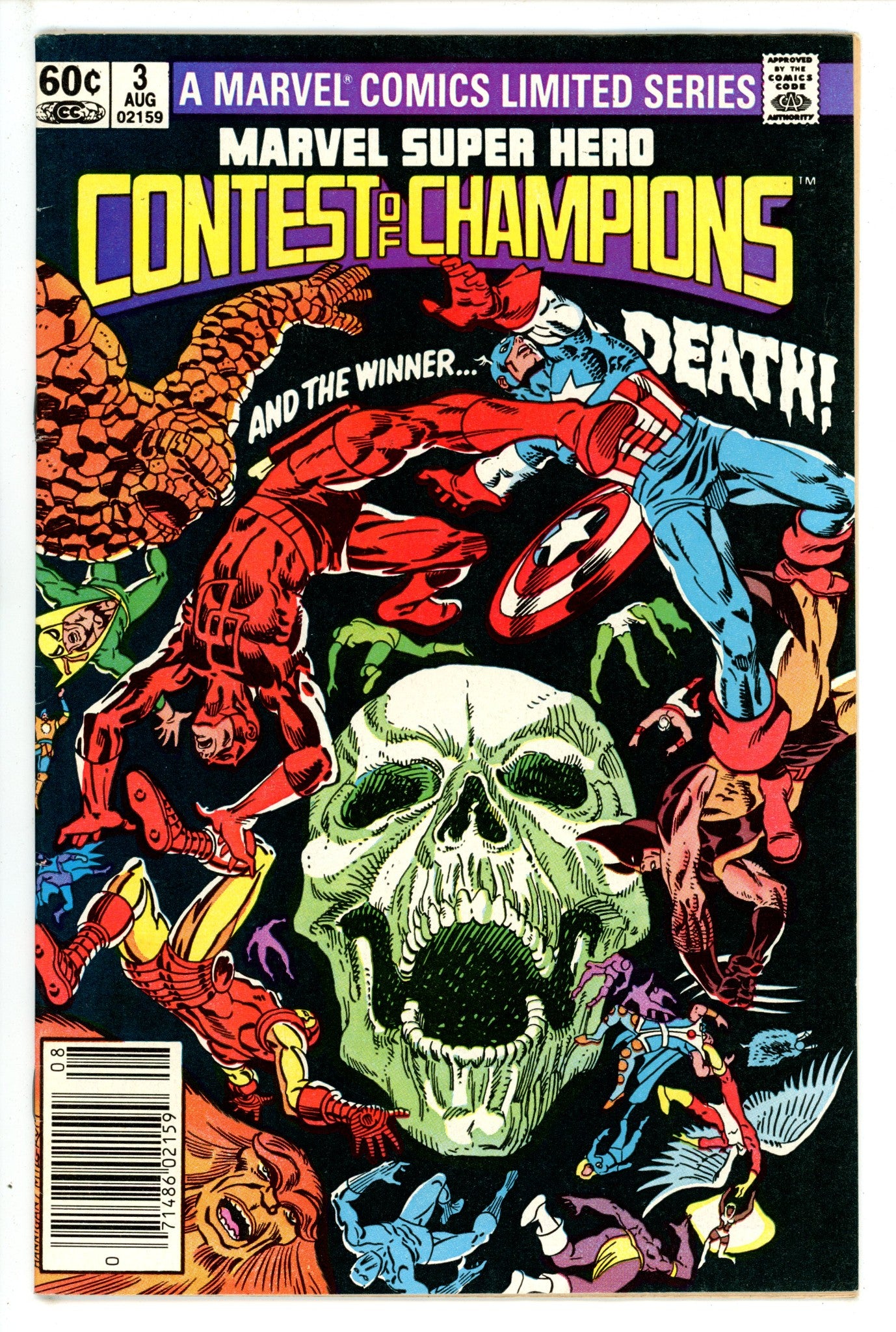 Marvel Super Hero Contest of Champions 3 Newsstand FN (1982)
