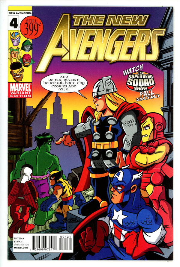 New Avengers Vol 4 4 Superhero Squad Variant