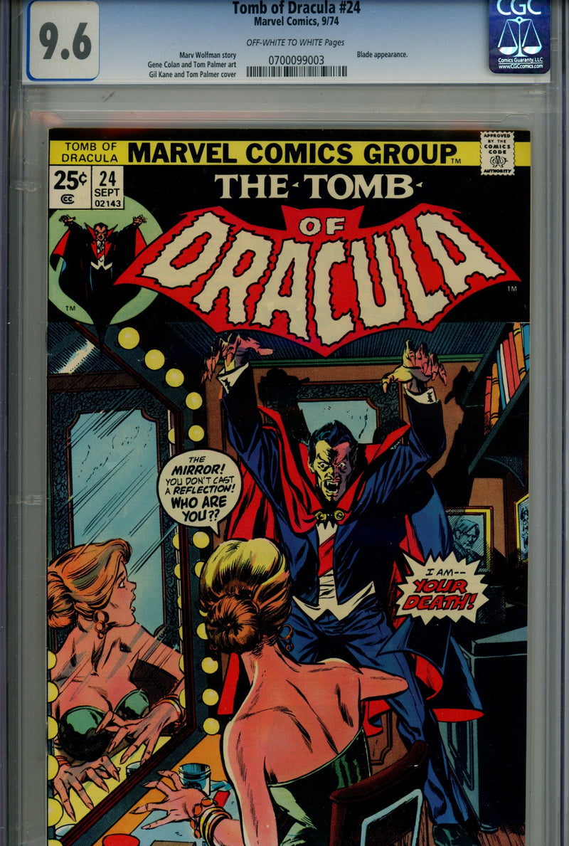Tomb of Dracula Vol 1 24 CGC 9.6 (1974)