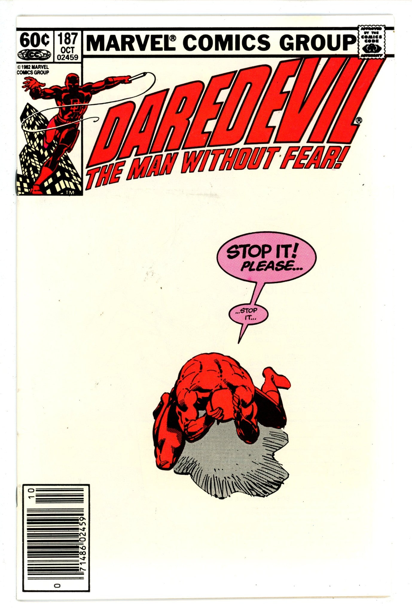 Daredevil Vol 1 187 Newsstand VF (1982)