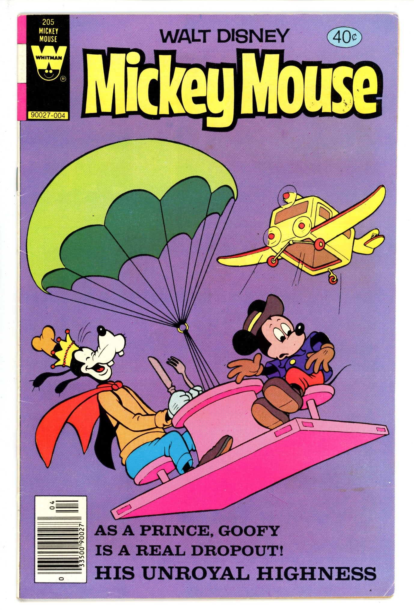 Mickey Mouse 205 Whitman (1980)